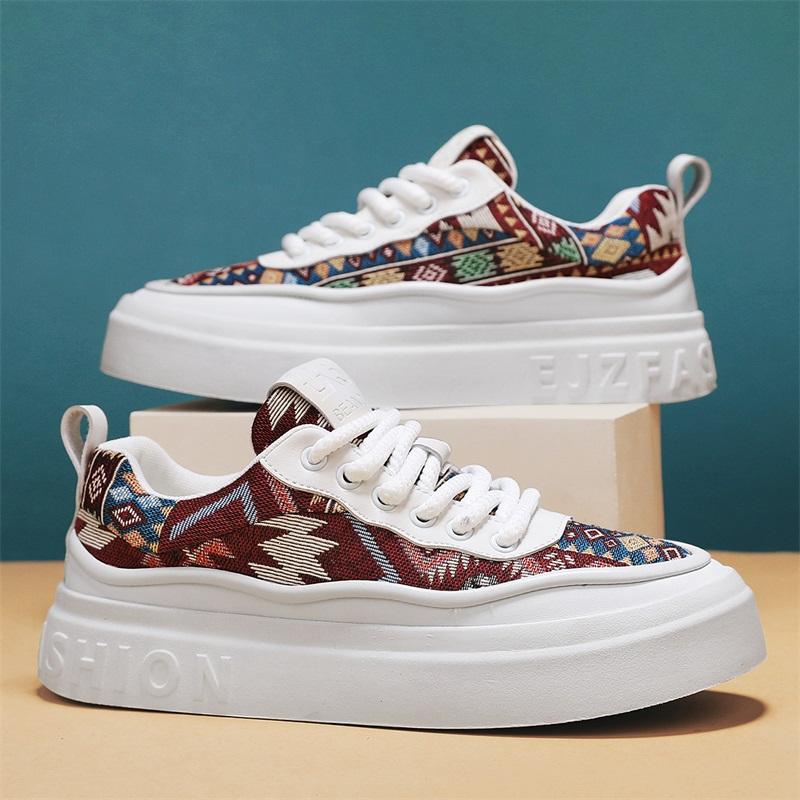 

Модные мужские кроссовки Fisherman, льняная обувь для мужчин, летние мужские кроссовки, плоская парусиновая обувь, мужские новые 44 красный