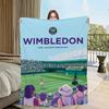 Arte sportiva fresca W-WimbledonS C-Campionati Calda coperta in flanella morbido peluche per divano soggiorno camera da letto regalo da viaggio