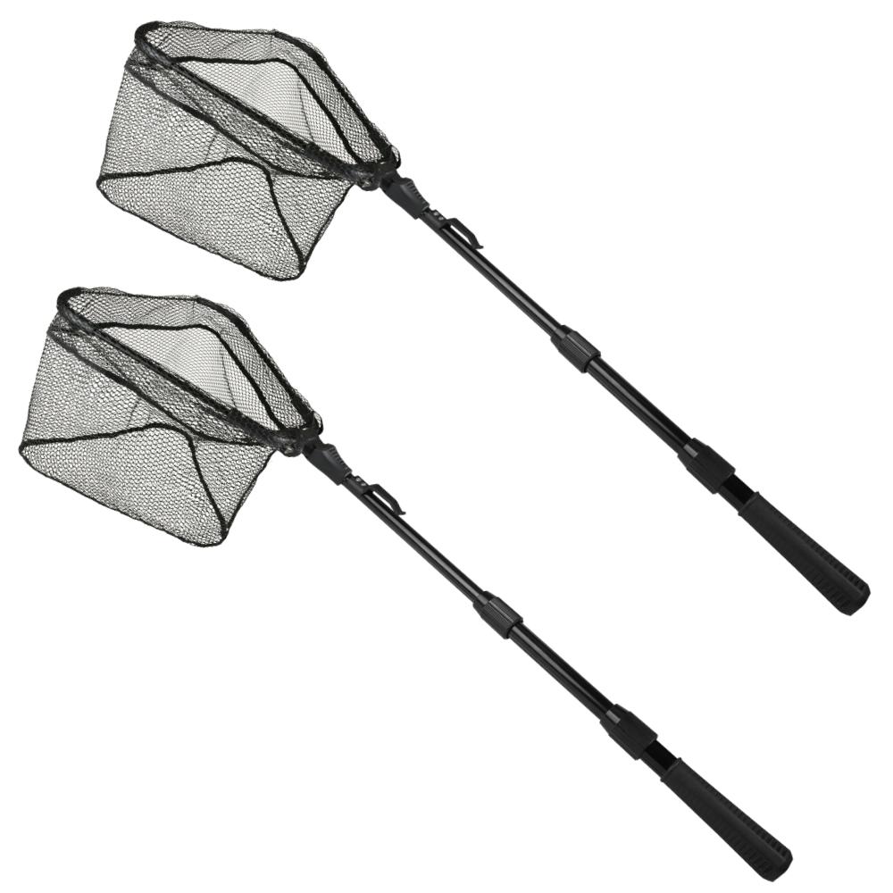 43-92CM Fishing Net with Telescopic Rod Handle Fishing Landing Net for Kayak Salmon Catfish Trout Easy to Catch and Release