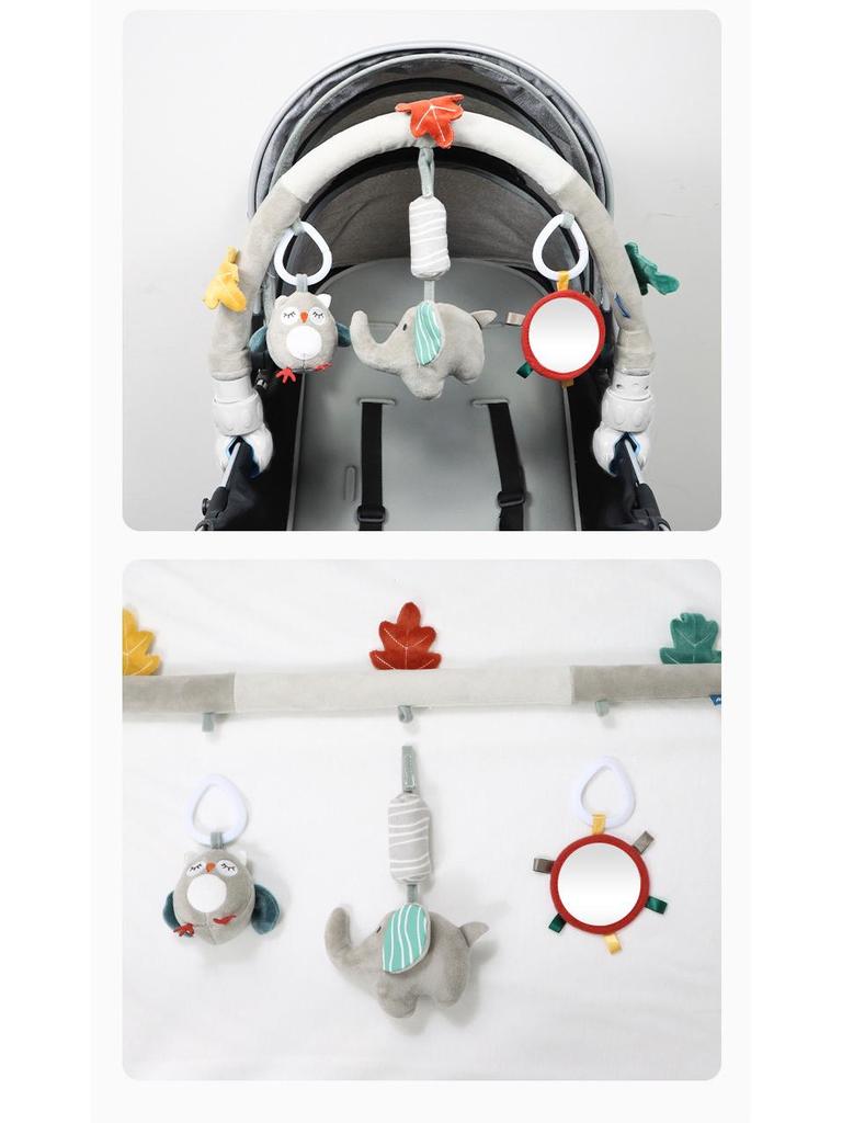 Aipinqi Nordic Baby Crib & Stroller Plush Clip Toy