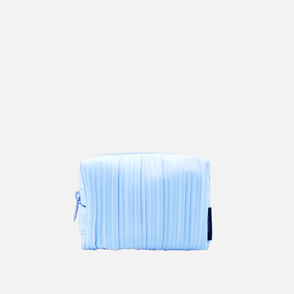 Blue Orb Pleated Pouch S