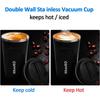 17 Oz Travel Mug, Insulated Coffee Mug, Vacuum Stainless Steel Double Wall Insulation Suitable for Hot and Cold Coffee and Tea