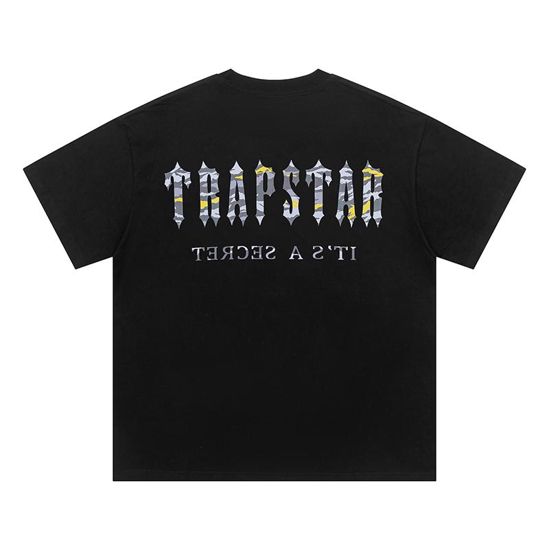 643 Trapstar London 2025 Summer New High Quality Cotton Round Neck Loose Large Size Men's and Women's T-shirt Couple T-shirt
