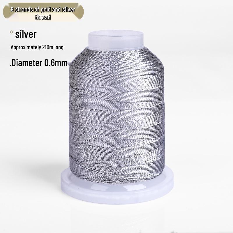 Gold & Silver Thread Bundle: 369 Strands for Weaving, Crafting, Jewelry & DIY Projects