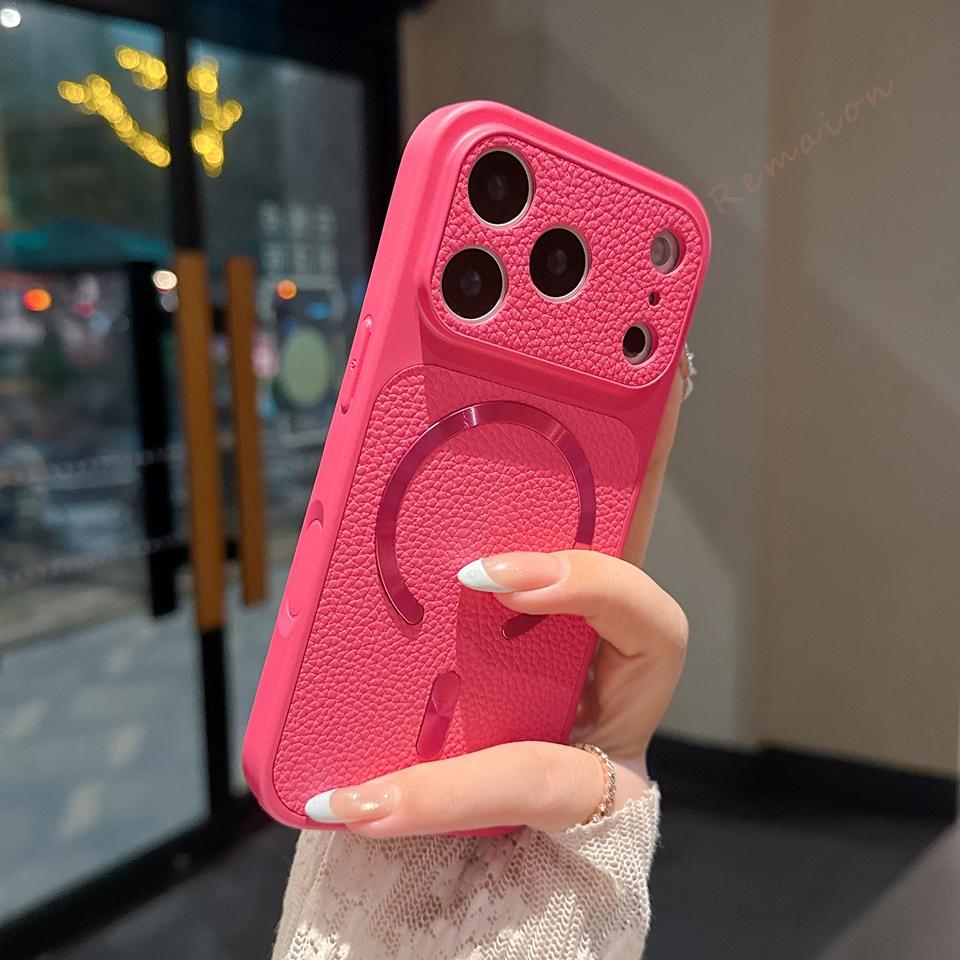 Pu Leather Magnetic Phone Case For For Iphone 17 11 12 13 14 1 16 17 Pro Max Plus Official Shockproof Protector Cover