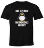 Mens T-Shirt This Is My Friendly Face Bird Penguin Saying Fun Shirt