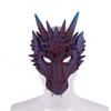 Halloween Cosplay Maskerad Ansiktsmask 4D Drakmask Cosplay Kostym Jul Karneval Festtillbehör