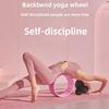 Yoga Wheel Tpe Foam For Backbend Flexibility Fitness And Wellness