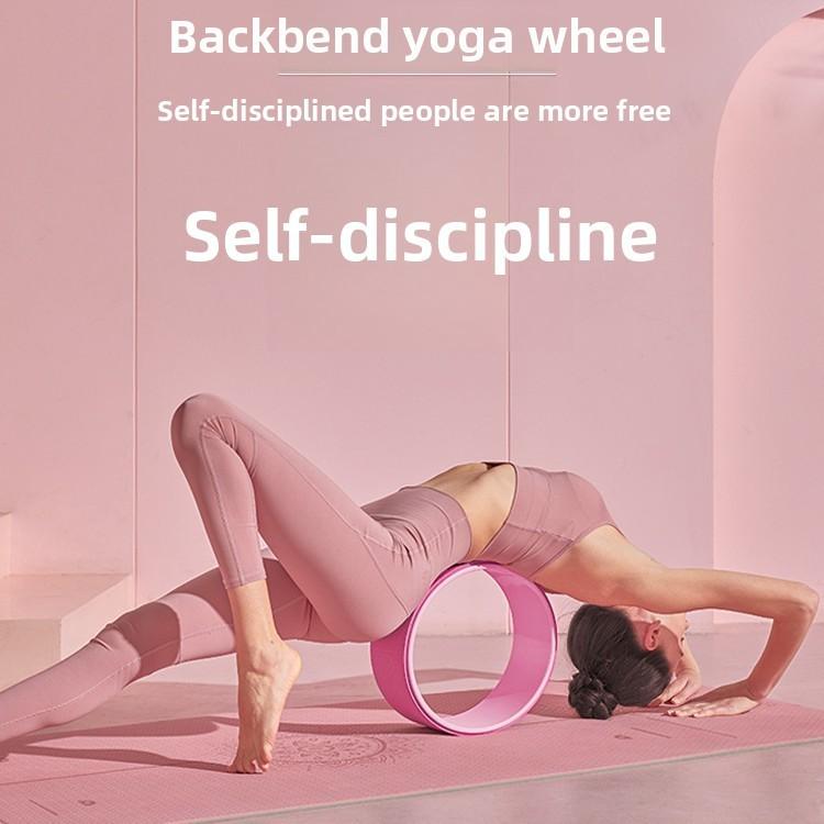 Yoga Wheel Tpe Foam For Backbend Flexibility Fitness And Wellness