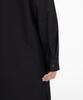 Row To Row Wrd036 Washed Fine Cotton Long Shirt Dress (Ash Black)