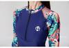 2026 Women's Long Sleeve Split Sun Protection Swimsuit for Hot Springs and Resorts