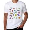 Microbes Pattern TShirt No Iron Casual Short Sleeve Top