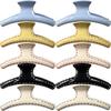 13cm Korean Hand-drawn Line Hair Clip Women's Summer New Fashion Simple Shark Clip Hair Accessories