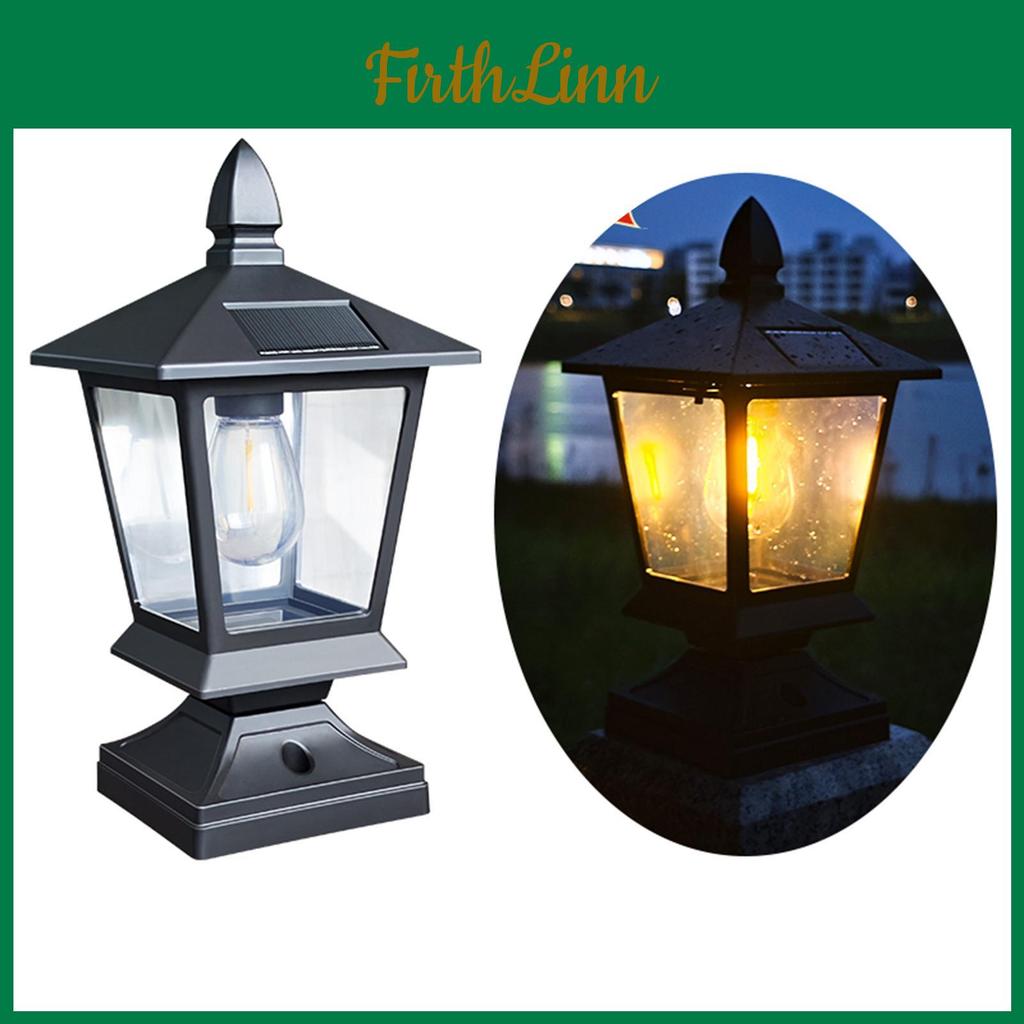 Villa Garden Garden Light Solar Pillar Light Fence Outdoor Waterproof Landscape Light Pillar Light