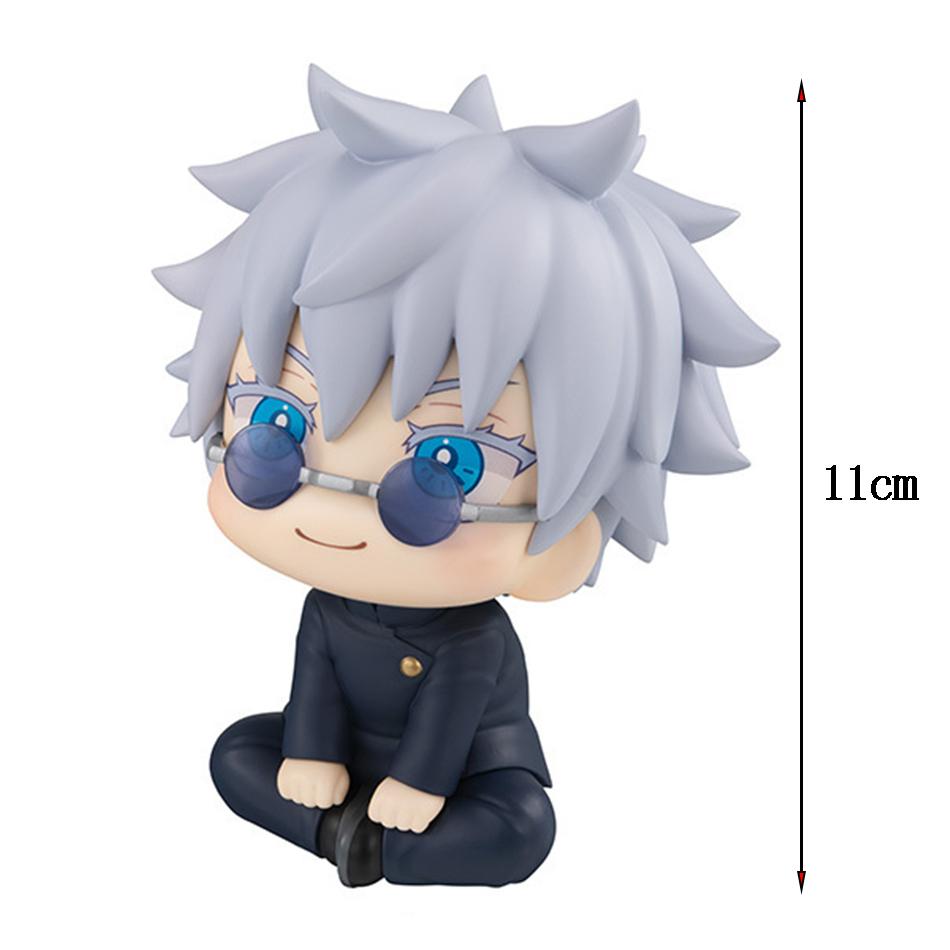 Anime Cute Fushiguro Toji Jujutsu Kaisen Figure Gojo Satoru Action Figure Q Version Doll Geto Suguru Statue 10cm PVC Model Toys