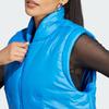Adidas Originals Monogram Vest Solid Color Logo Sports Short Vest Women Vests Bird-Feather-Blue IJ8204