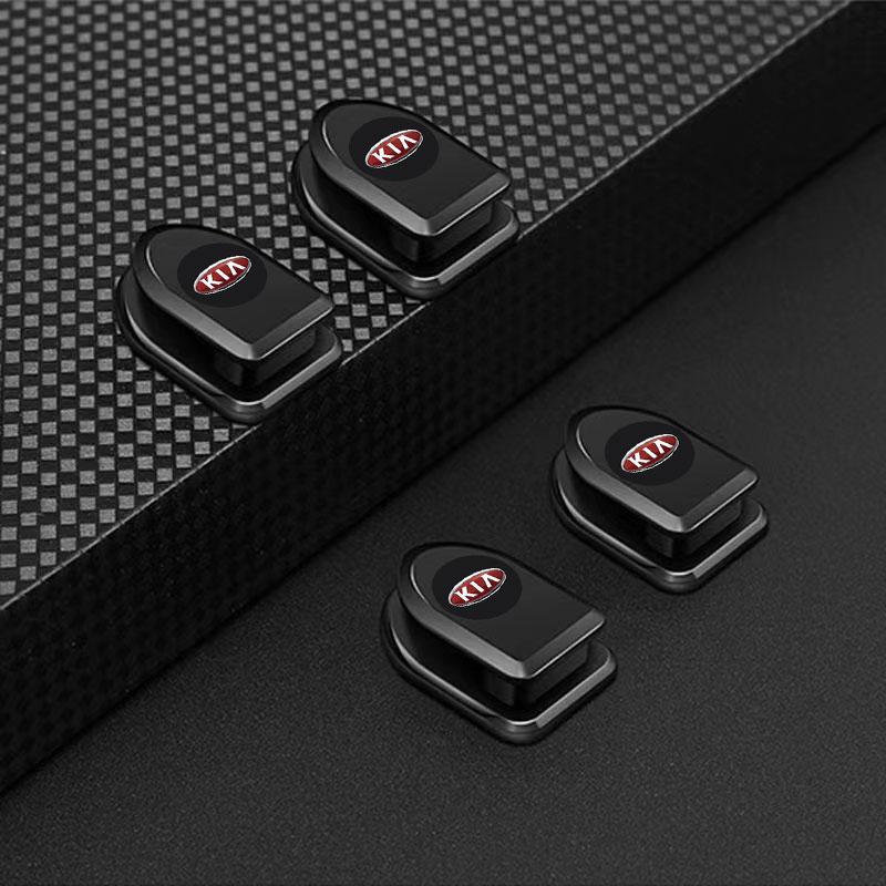 Portable Car Mini Hooks Black Self Adhesive Invisible Hooks Interior Storage Holder Hook For Kia Rio Ceed Sportage Cerato Soul Sorento K2 K5 Flip