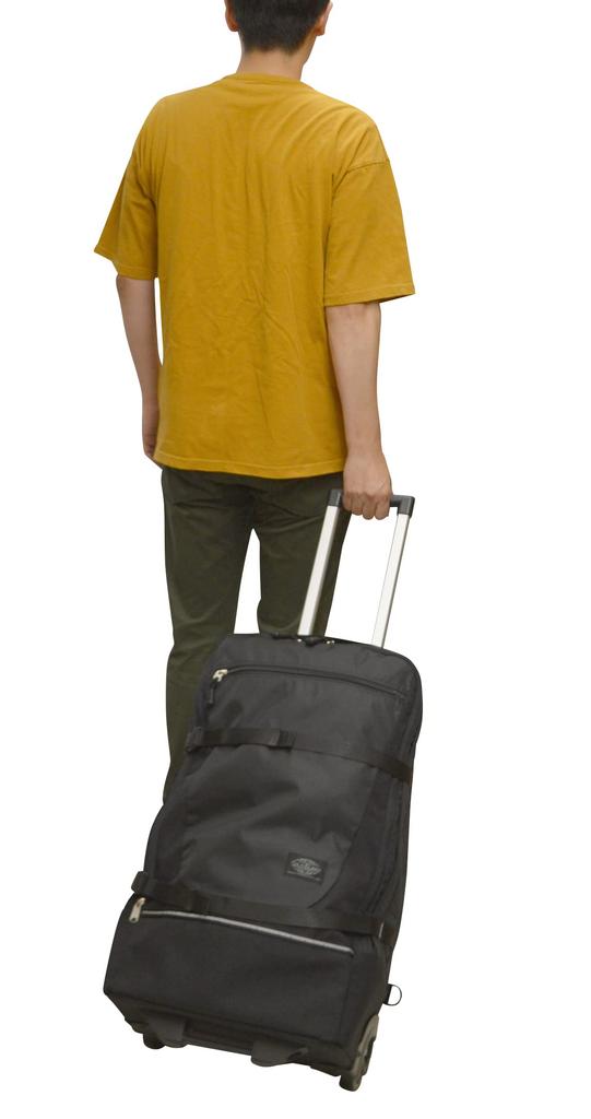 carry bag Abroad Carry 57 57L 62 cm Black [Solo Tourist] 3-way 2.85kg