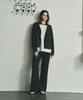 ROIROI Textured Flare Banding Pants - Black