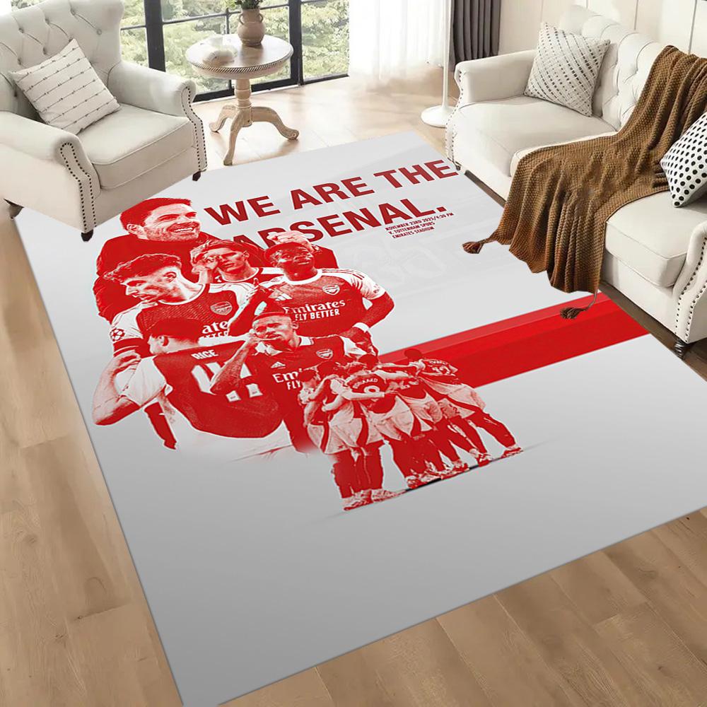 Arsenal Floor Rug Office Rug Suitable for Kitchen Entryway Playrooms Hallway Anti-slip Rug Anime Office Decor Perfect Gift for Friends & Family
