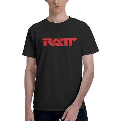 CeoJJo Men's T-Shirt RATT Crew T Shirt Short Sleeve Tee Jersey T-Shirt Undershirts