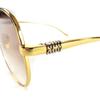 Excellent MIUMIU sunglasses Teardrop eyewear gold Women SMU A56 Used