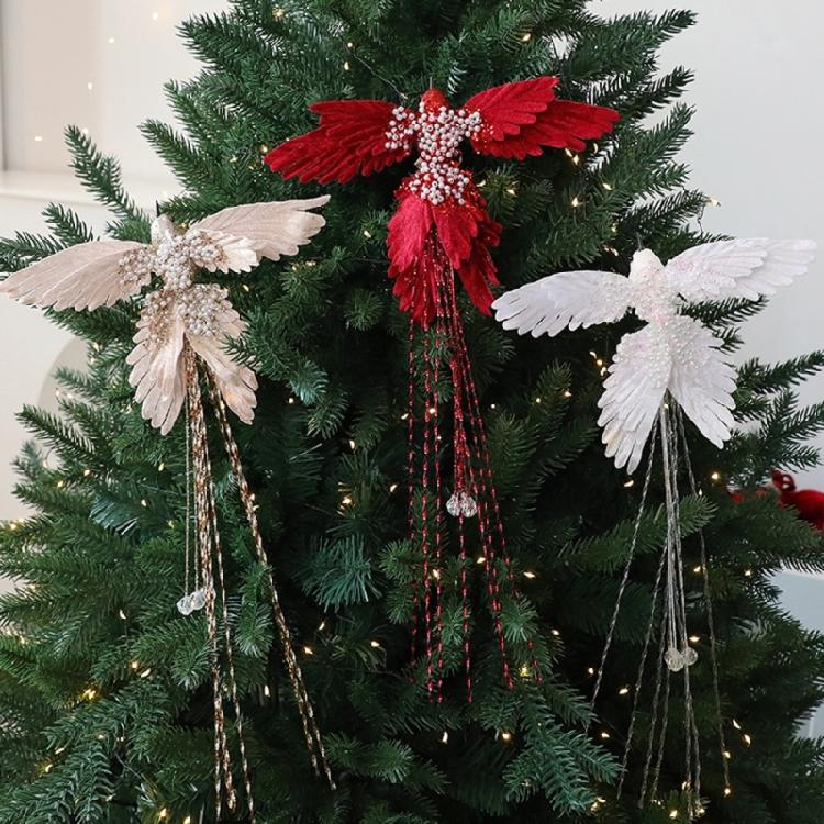 Reusable Christmas Tree Decoration Polyester Foam Birds Ornament For Indoor Party Decoration Holiday Tree Arrangement