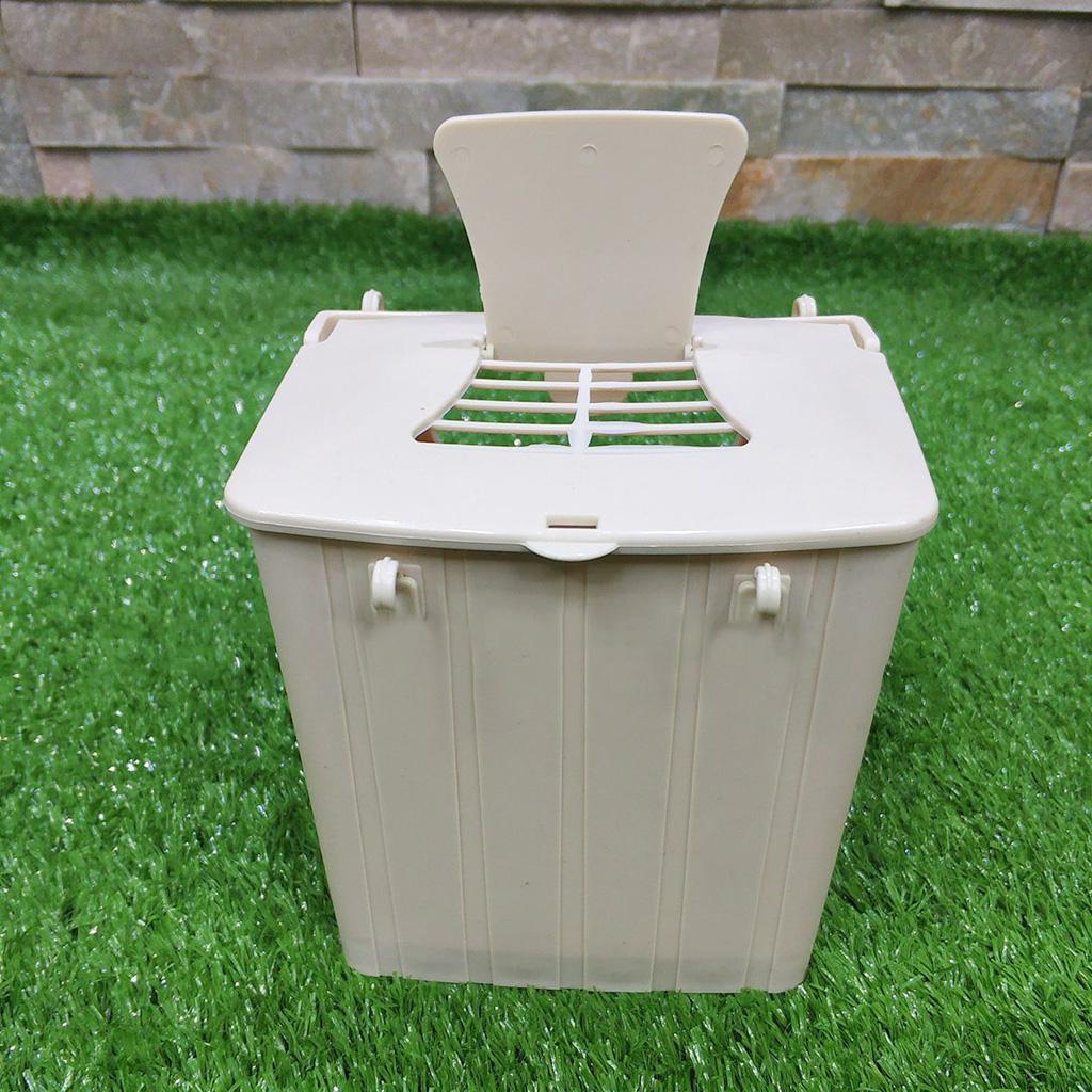 Plastic Birdhouses with 2 Hooks Parakeet Nest Box Birds Nesting House Breeding Box for Lovebirds Parrotlets Mating Box