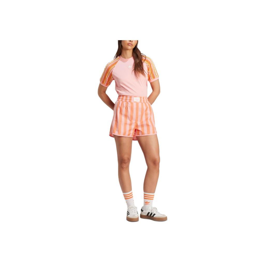 adidas Essentials Cali Soft Breathable Casual Short Sleeve T Shirt Women Pink KC0769