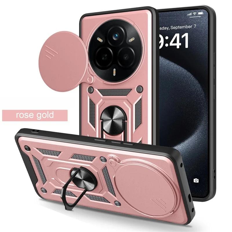 Shockproof Armor Case For Realme 14 Pro Plus 13 12 11 Pro+ 14X 12X Realme14 5G Cover Lens Protect Ring Stand Holder Coque Fundas
