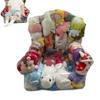 Transparent Children Plush Toys Storage Chair Cover Bean Bag With Zipper Waterproof Capacity Large Doll Storage Bags