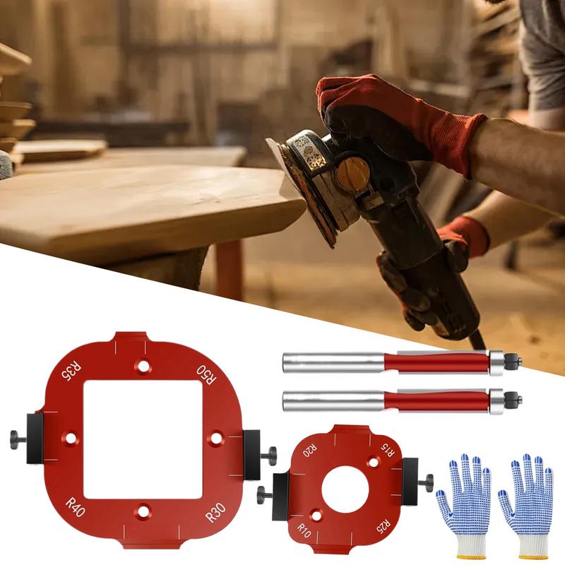 Router Templates For Woodworking Templates Routing Guide Set Aluminum Alloy Arc Cutting Auxiliary Tool For