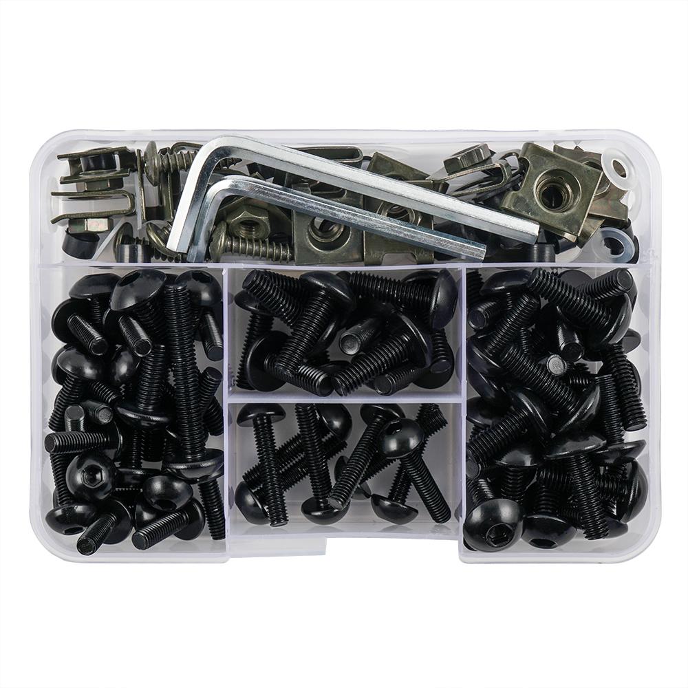 155PCS Fairing Bolt Bodywork Screws For Honda CBR Yamaha YZF Suzuki GSXR Kawasaki Honda BMW Ducati Husqvarna Aprilia Triumph