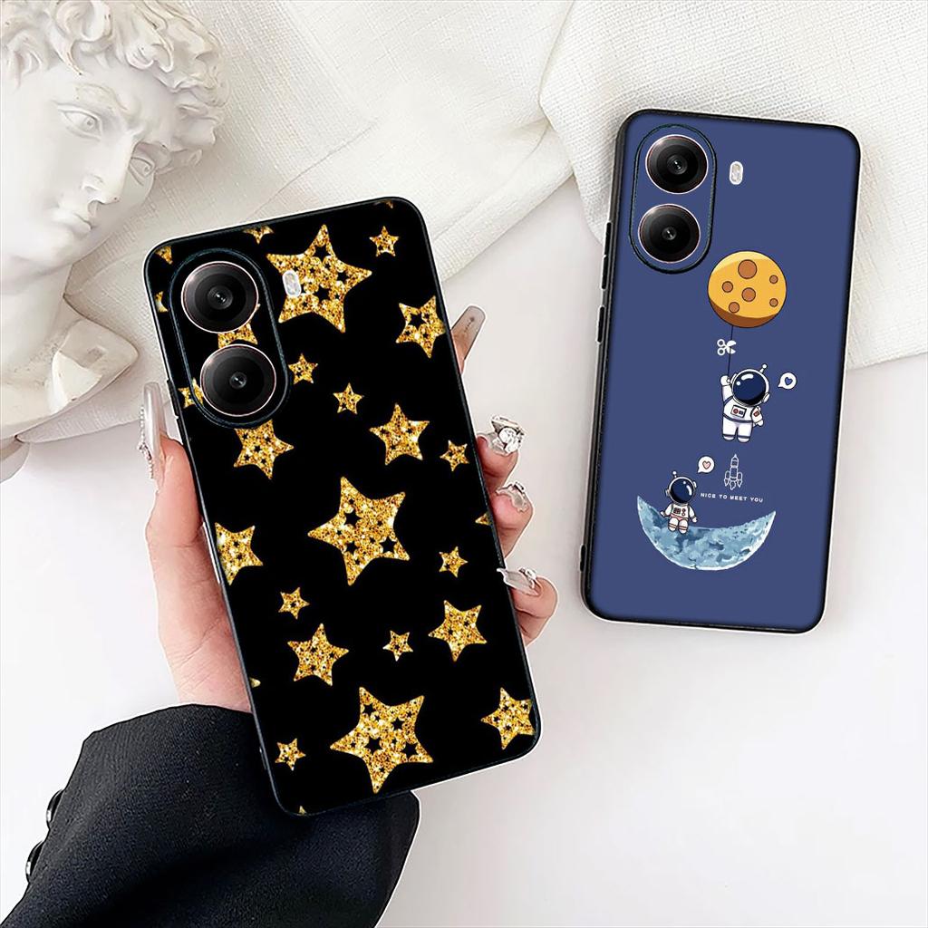 Custodia Astronauta Galassia Luna Cielo Stelle per Samsung Galaxy Note 20 9 10 S8 S10 Lite S9 Plus A54 A53 A21S S10E A17
