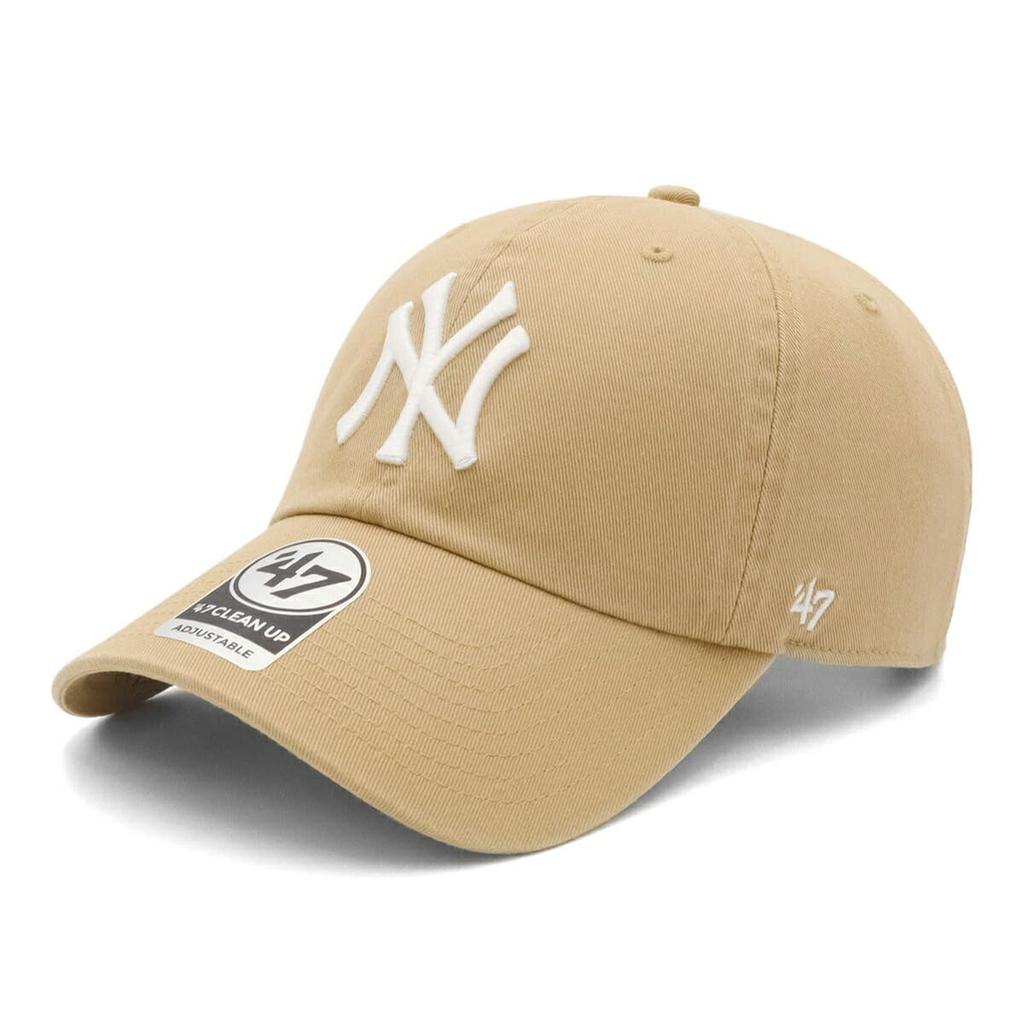 Cap Clean Up MLB Logo New York Yankees Khaki 47 '47