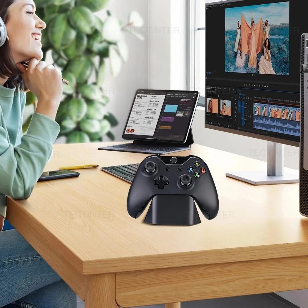 Suporte de Exibição para Controle Suporte de Mesa Compatível com Gamepad Xbox Series S X / Xbox One S X Suporte de Mesa Acessórios para Jogos