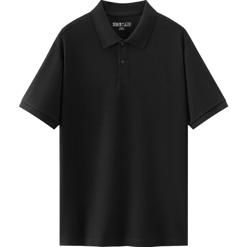 Semir Men's Summer Crisp Lapel Knit Polo Shirt