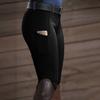 Frauen einfarbige Tasche Hip Lift elastische Reithose Pferderennen Hose
