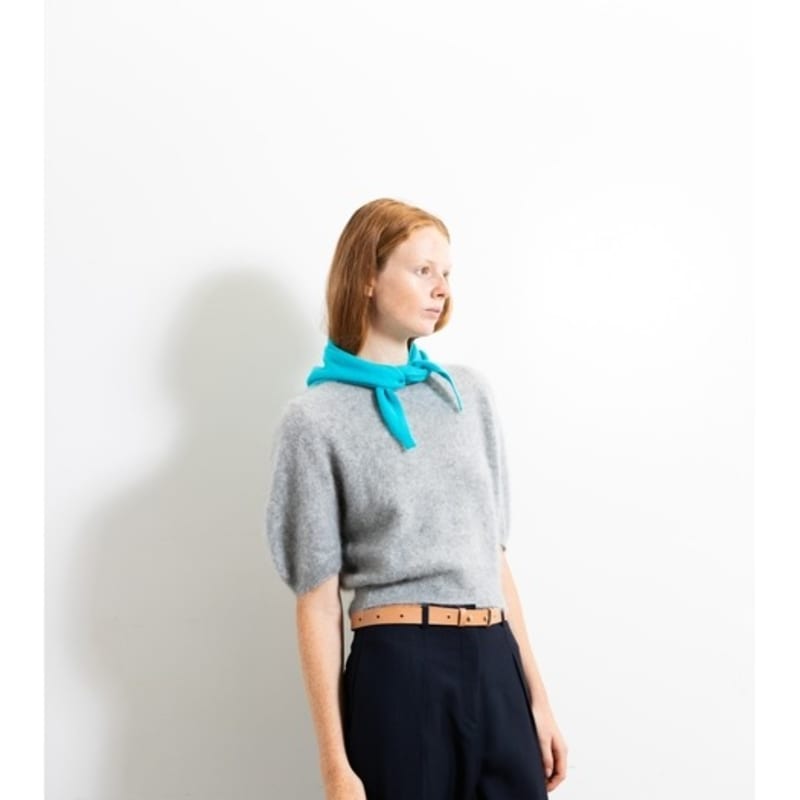 Pure Cashmere NYC TRIANGLE SCARF_French Blue