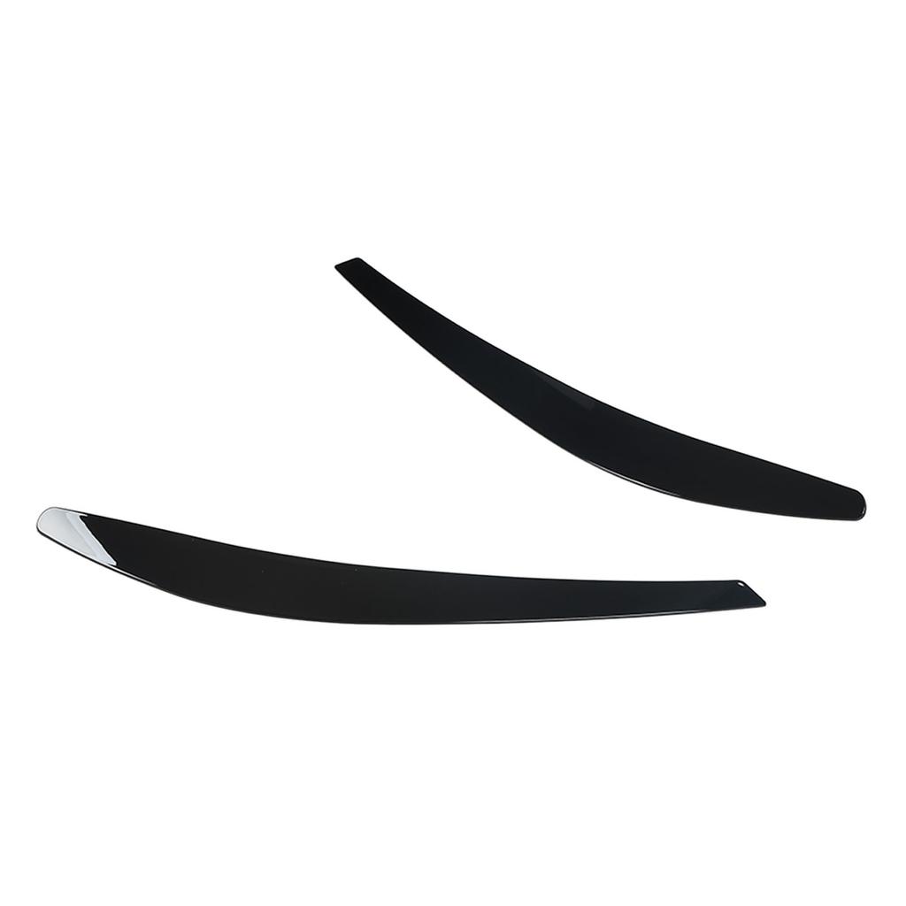 2pcs Headlight Eyebrow Eyelids Trim Decoration Replacement for VF I II 2013‑2017