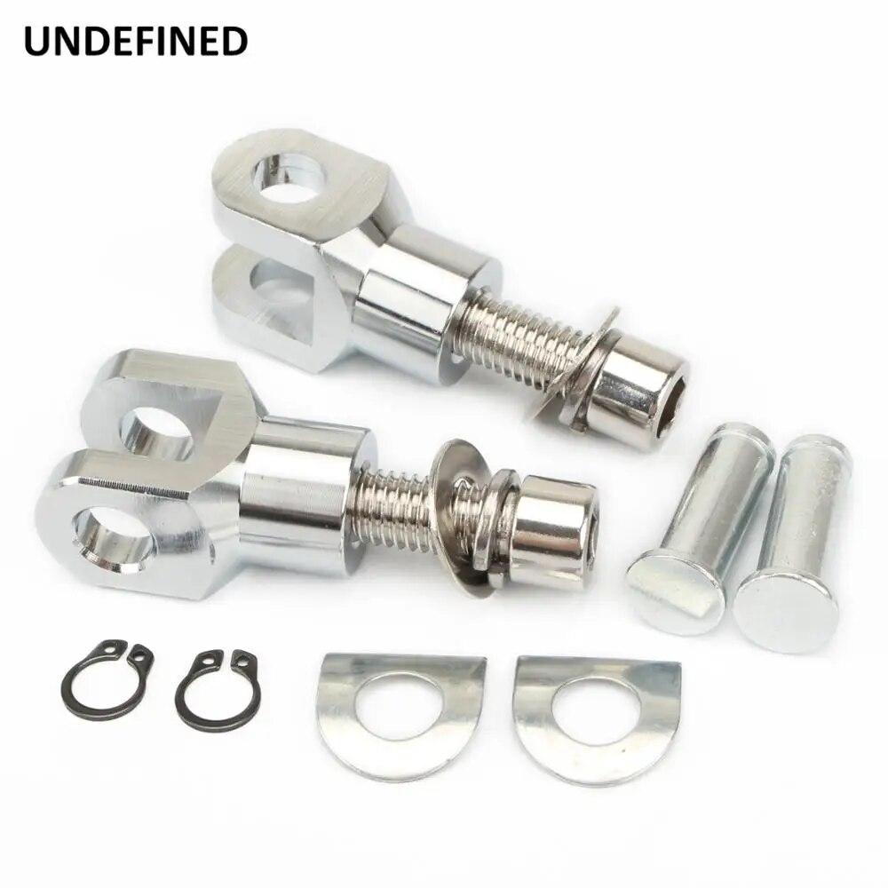 Motorcycle Foot Pegs Footrest Supports Mount Clevis Hardware Kit For Harley Softail FXST Low Rider Super Glide FXR FX 39mm Black