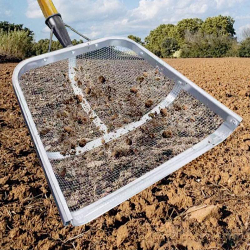 1Pc Soil Sifting Mesh, Effectively Captures Sand, Rocks, Compost And Wood Chips, Farm Tools, Garden Tools