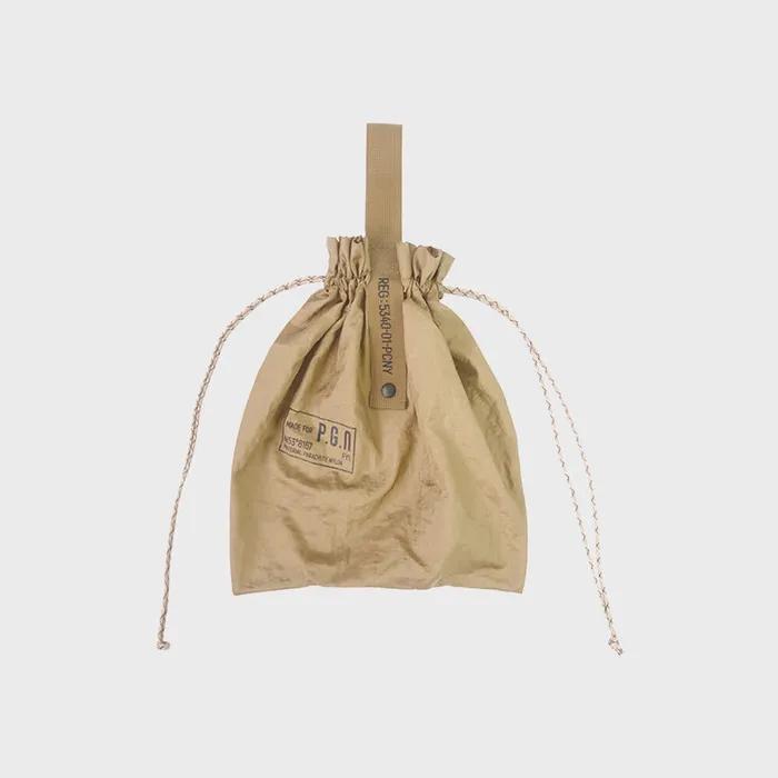 Post General Packable Parachute Nylon Bag Wolf Brown