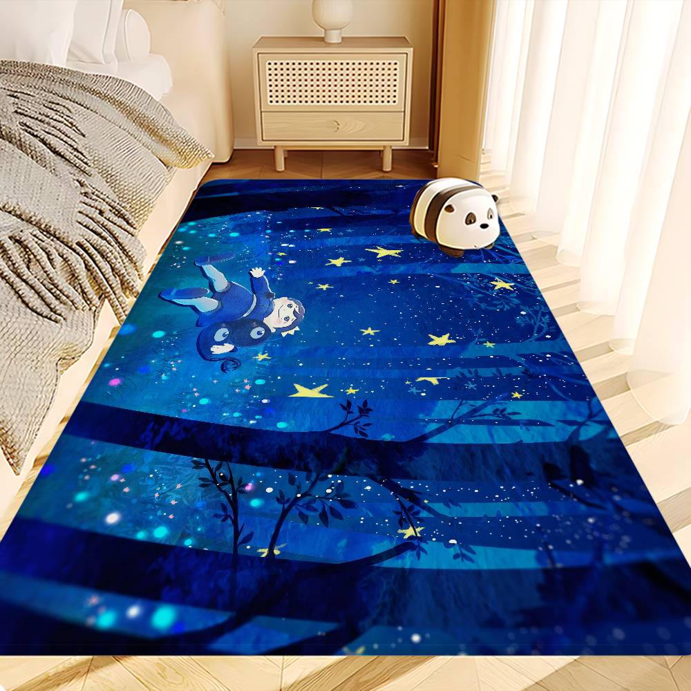 Anime R-Ranking of Kings Hallway Carpet INS Style Soft Bedroom Floor House Laundry Room Mat Anti-skid Bedside Area Rugs