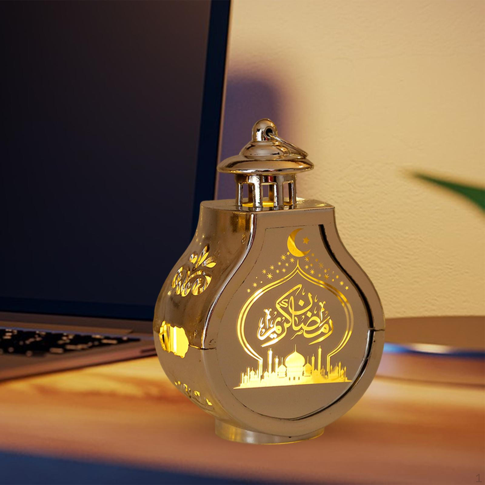 

Светодиодный фонарь Рамадан декоративный подвесной Ид Мубарак для офисного свадебного стола серебряный