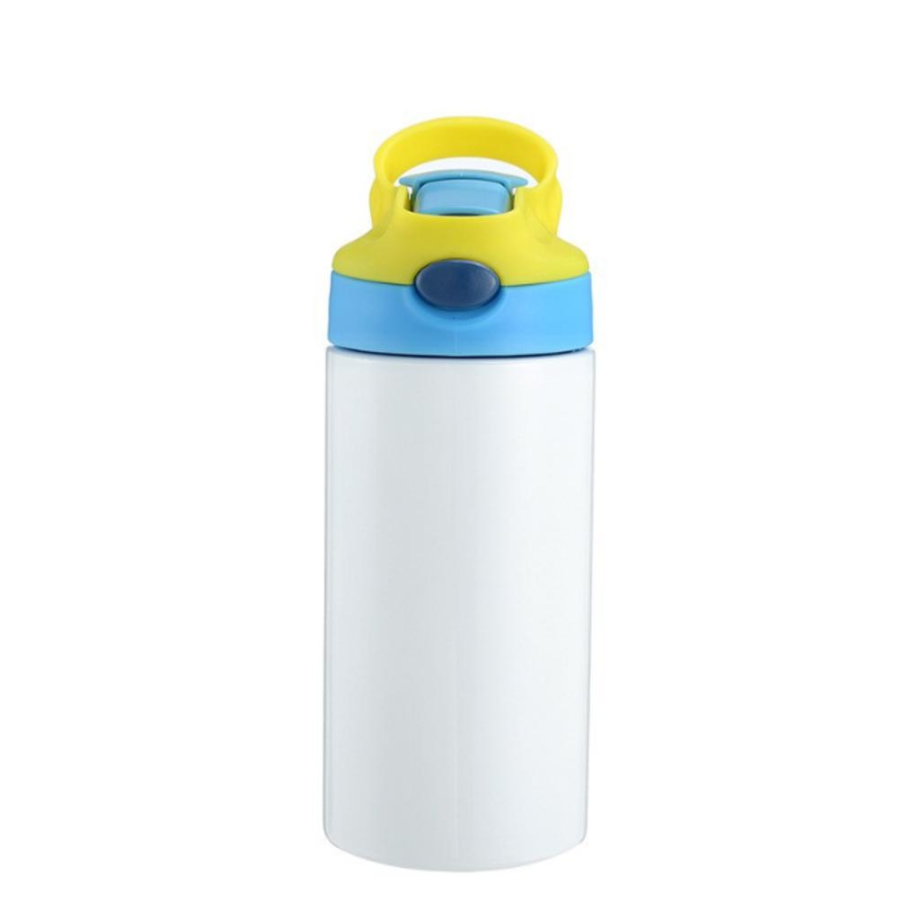 Children's Stainless Steel Thermos 12oz Portable with Straw Bounce Cup 360ML (for boys and girls on school trips)