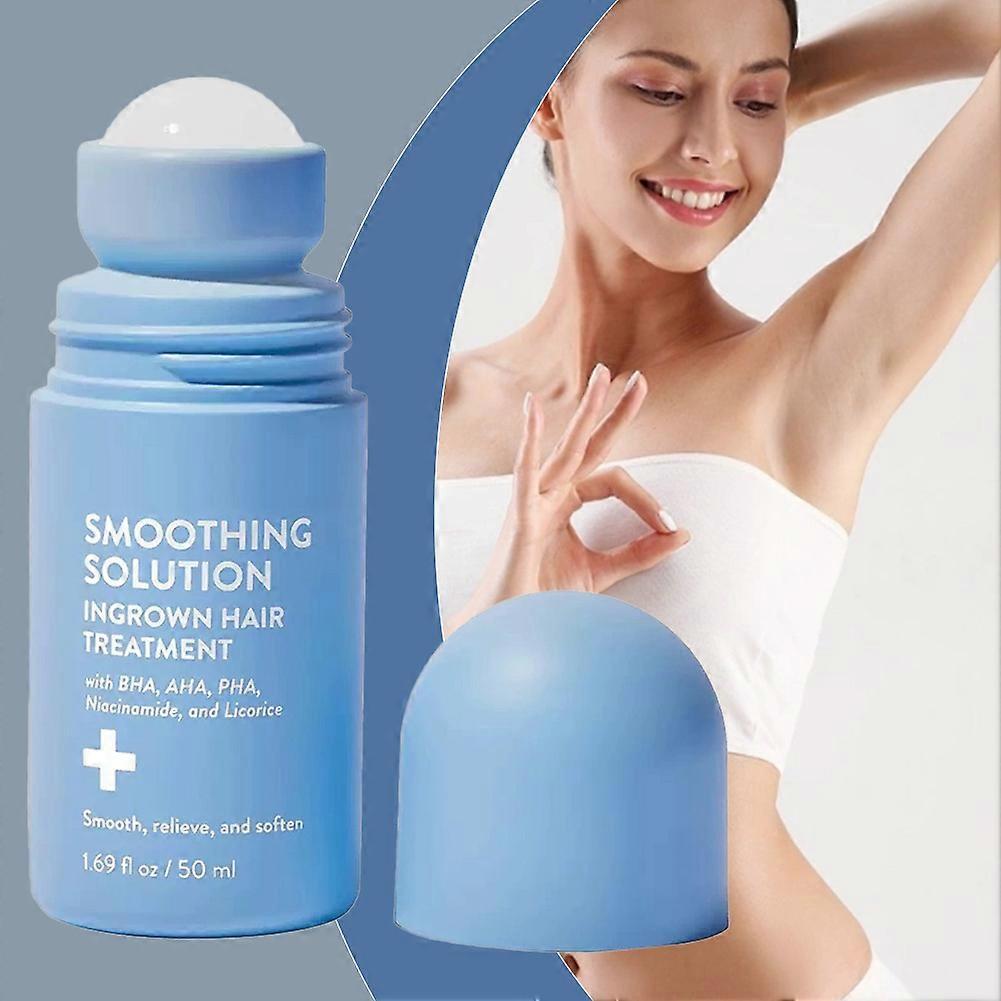 Sérum de Tratamento para Pelos Encravados 50ml para Virilha Axilas e Pernas Alívio da Vermelhidão com Extratos Naturais de Plantas Não Oleoso de Rápida Absorção Suave