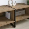 TV Stand Handcrafted Oak 170.5 X 36 X 30.5 Cm