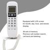 KX T888CID Caller ID Display Home Office Telephone (UK Telephone Line with Random Color)(White )