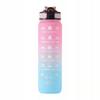 Water Bottle Sports Bottle With Measurement Markings For Gym Fitness 1L